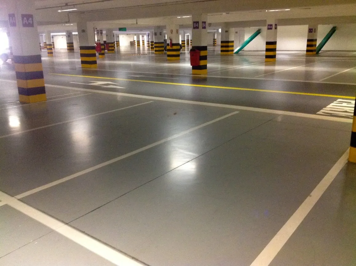 Marcação de vagas em estacionamento