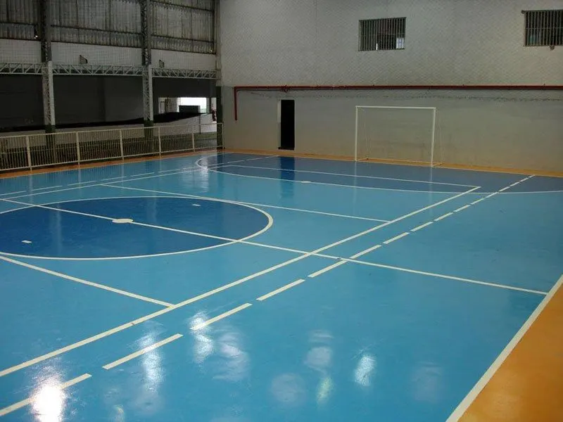 Marcação oficial de quadra esportiva